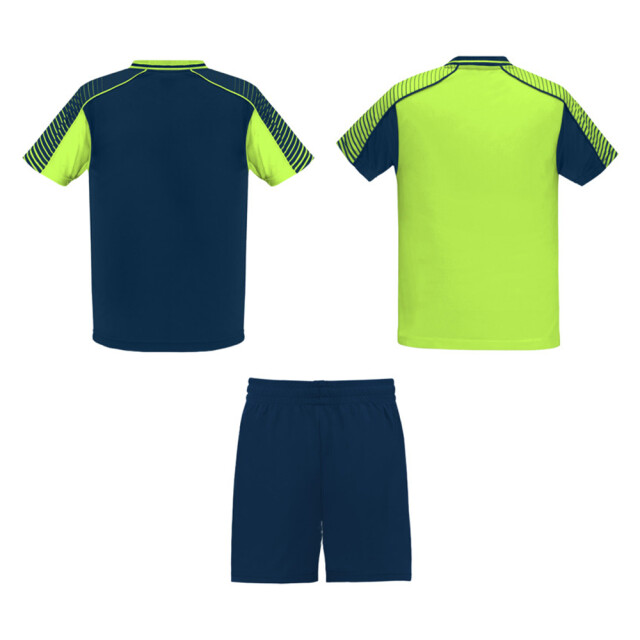 Roly Unisex volwassen juve sports sportset UTPF4439_fluorescentgreennavyblue large