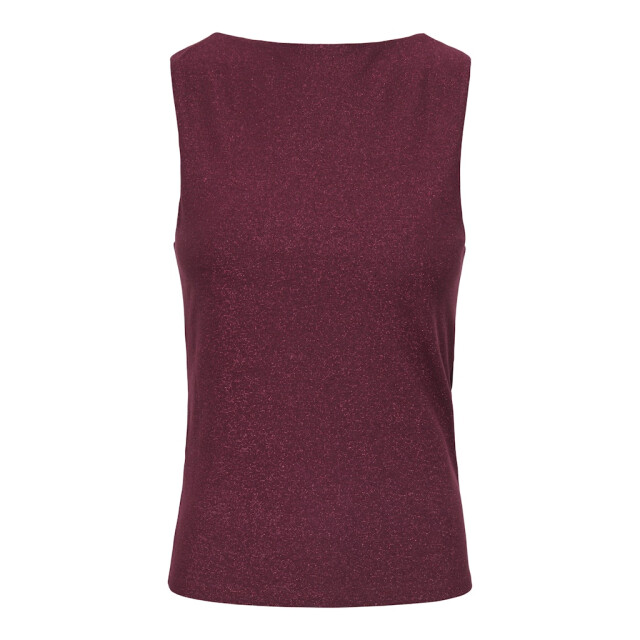Only Onlea glitter sl 2-ways top jrs noos bordeaux 4349.47.0011 large