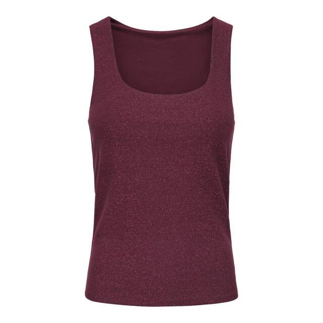 Only Onlea glitter sl 2-ways top jrs noos bordeaux 4349.47.0011 large