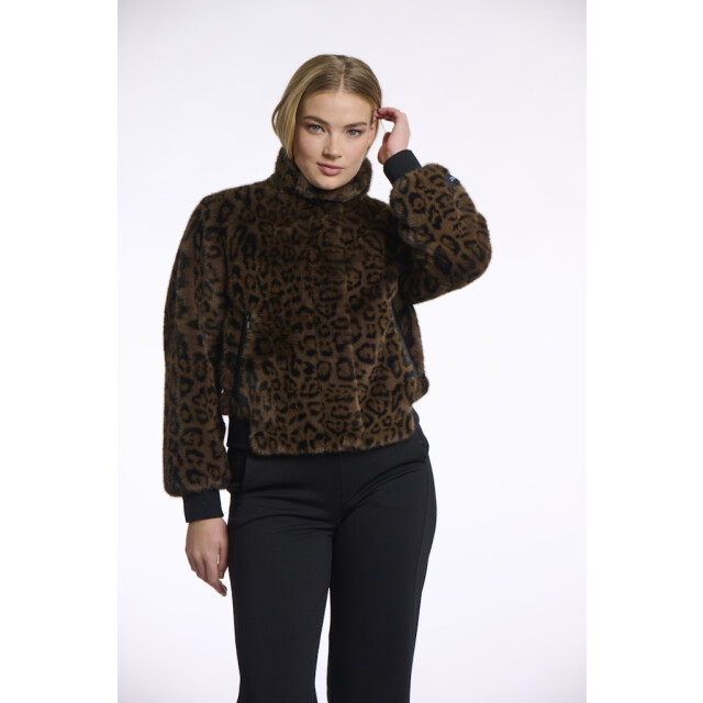Rino & Pelle short fake fur jacket ambra.7012511 8980 leopard 06111.849.0003 large Rino & Pelle short fake fur jacket ambra.7012511 8980 leopard 06111.849.0003 large