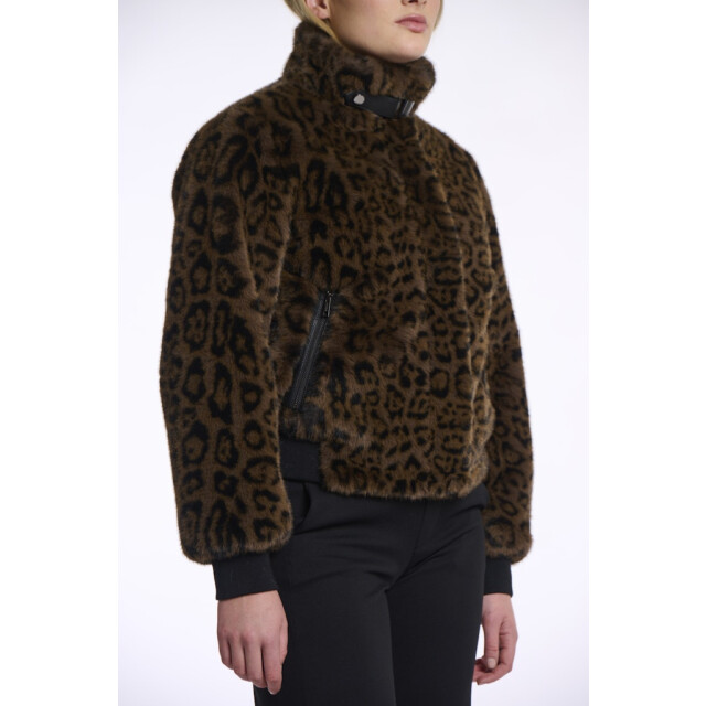 Rino & Pelle short fake fur jacket ambra.7012511 8980 leopard 06111.849.0003 large Rino & Pelle short fake fur jacket ambra.7012511 8980 leopard 06111.849.0003 large