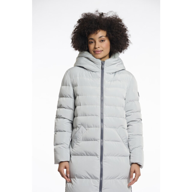 Rino & Pelle long padded hooded coat with faux fur keilafur.7002511 10880 manor grey 06111.310.0010 large Rino & Pelle long padded hooded coat with faux fur keilafur.7002511 10880 manor grey 06111.310.0010 large