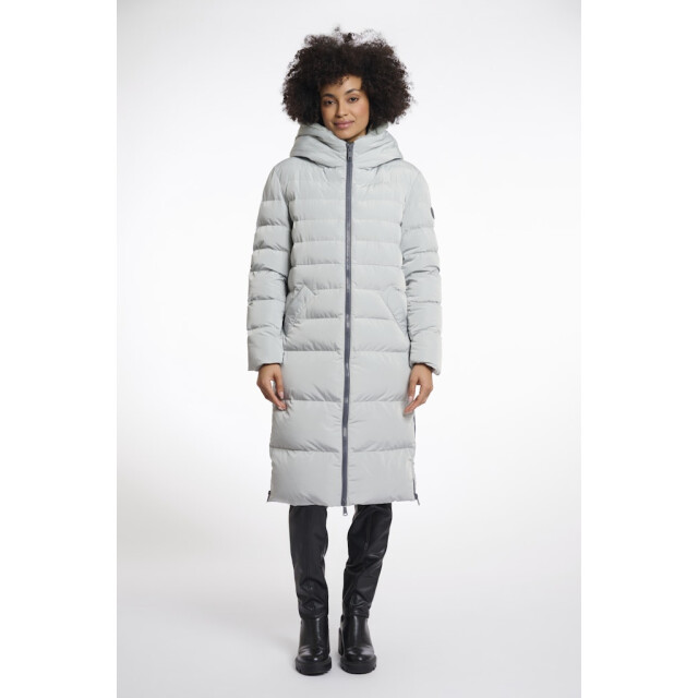 Rino & Pelle long padded hooded coat with faux fur keilafur.7002511 10880 manor grey 06111.310.0010 large Rino & Pelle long padded hooded coat with faux fur keilafur.7002511 10880 manor grey 06111.310.0010 large