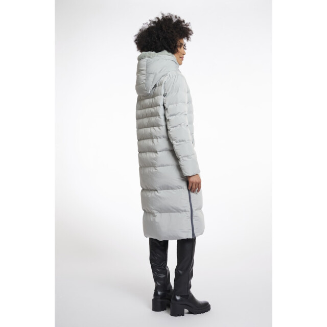 Rino & Pelle long padded hooded coat with faux fur keilafur.7002511 10880 manor grey 06111.310.0010 large Rino & Pelle long padded hooded coat with faux fur keilafur.7002511 10880 manor grey 06111.310.0010 large