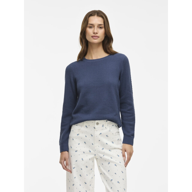 Vila vidalo o-neck l/s knit top- noos 14082767 vintage 06712.280.0007 large