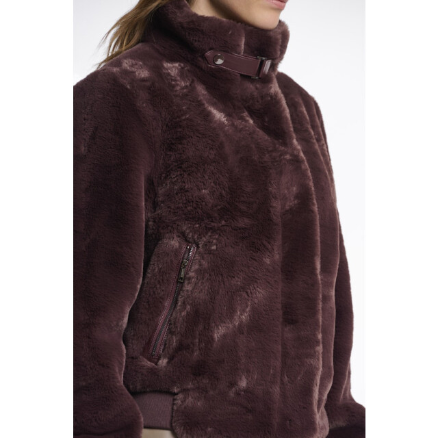 Rino & Pelle short fake fur jacket ambra.7002511 10873 chocolate bean 06111.880.0008 large Rino & Pelle short fake fur jacket ambra.7002511 10873 chocolate bean 06111.880.0008 large