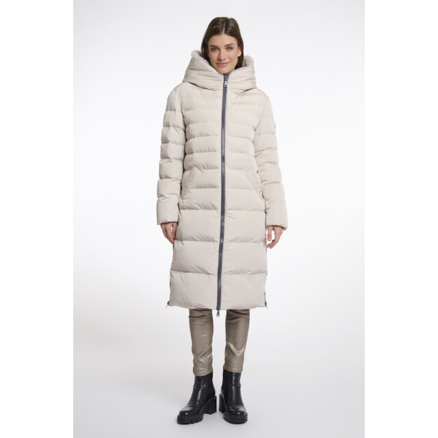 Rino & Pelle long padded hooded coat with faux fur keilafur.7002511 10509 06111.938.0025 large