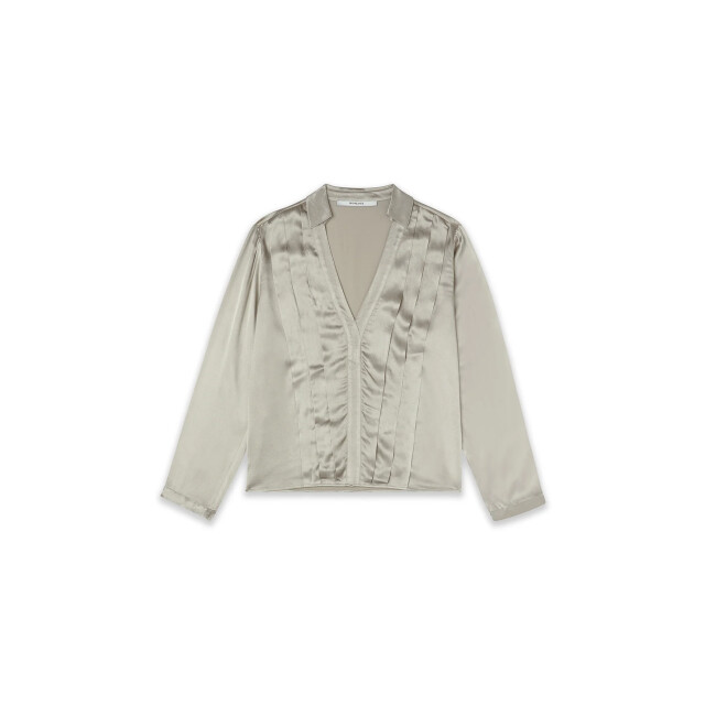 Homage to Denim H-cw25m29 blouse with pleated detail H-CW25M29 Blouse With Pleated Detail large