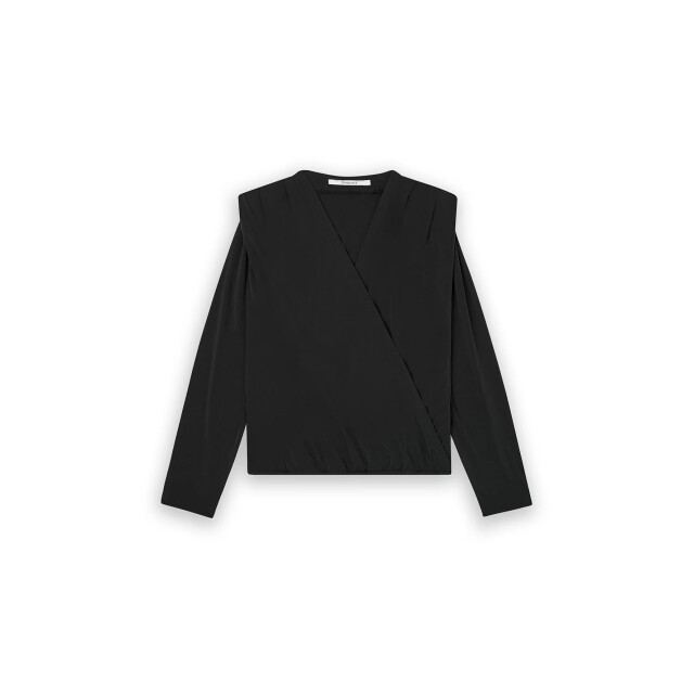 Homage to Denim H-cw25m12 flowy cross over top H-CW25M12 Flowy Cross Over Top large