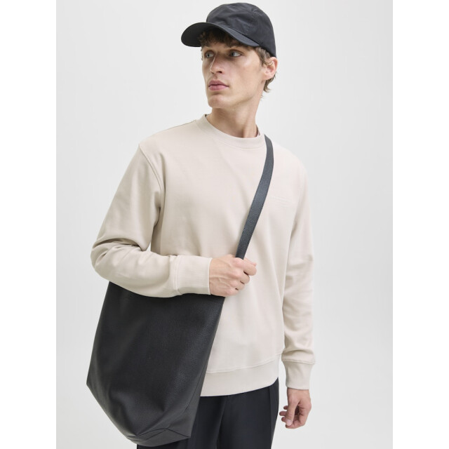 Jack & Jones Jprblachad branding sweat crew neck ln beige 5209.05.0027 large