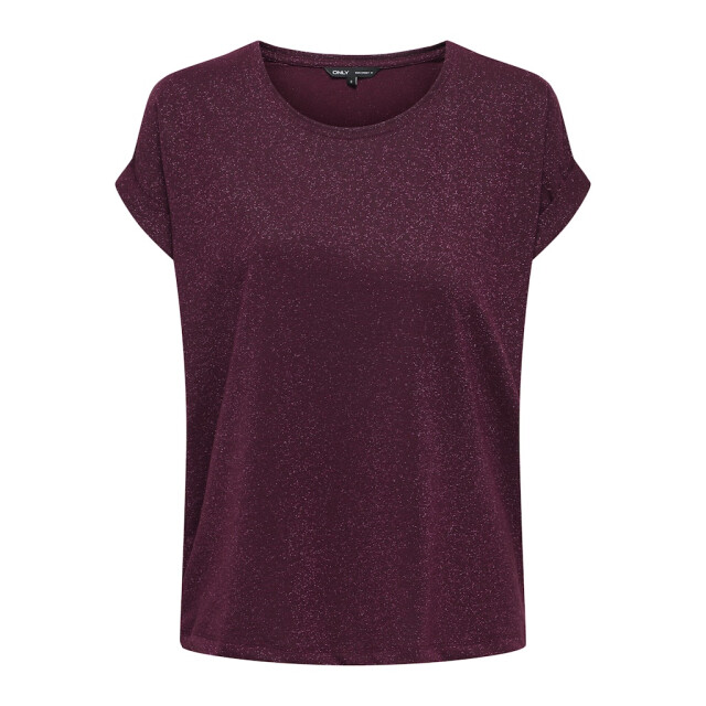 Only Onlmoster glitter ss top jrs wijn 4339.43.0014 large