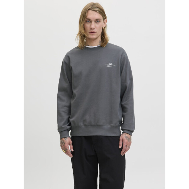 Jack & Jones Jprblachad branding sweat crew neck ln steel 5209.84.0006 large