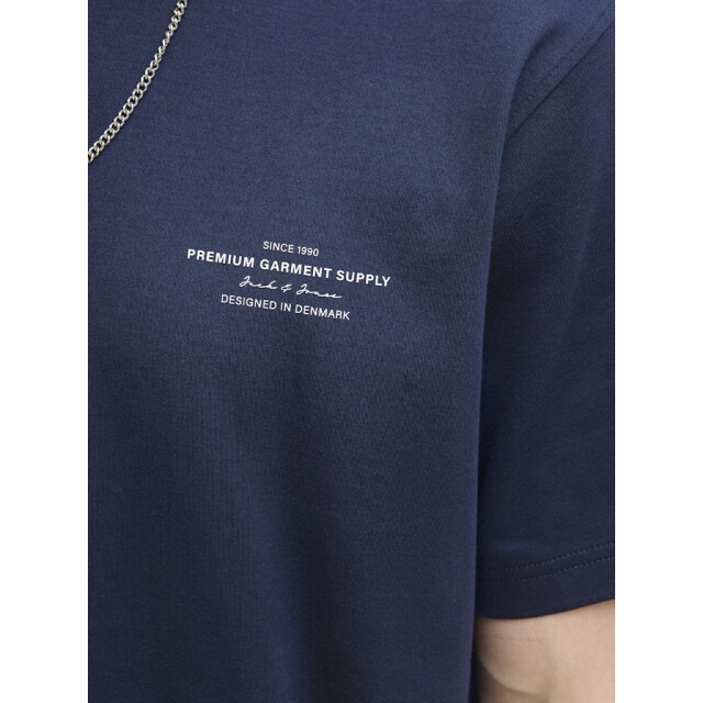 Jack & Jones jprblachad branding ss crew neck te 12259357 black iris 05011.990.0157 large