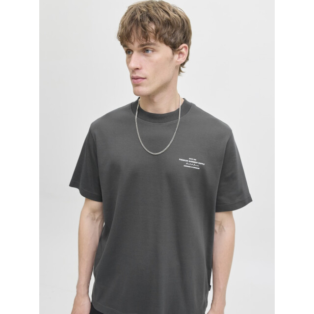 Jack & Jones Jprblachad branding ss crew neck tee sn steel 5339.84.0012 large