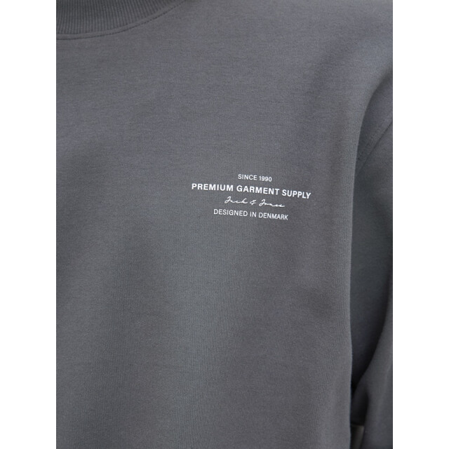 Jack & Jones Jprblachad branding sweat crew neck ln steel 5209.84.0006 large