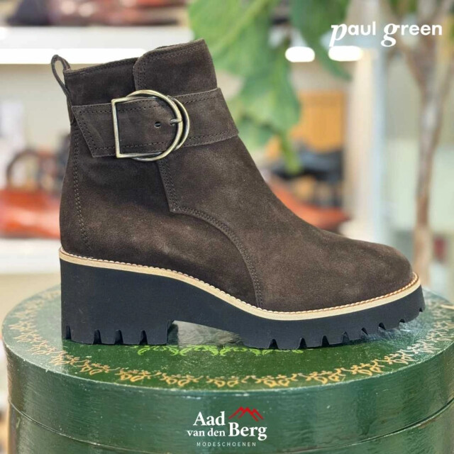 Paul Green 9763 Enkellaarzen Bruin 9763 large