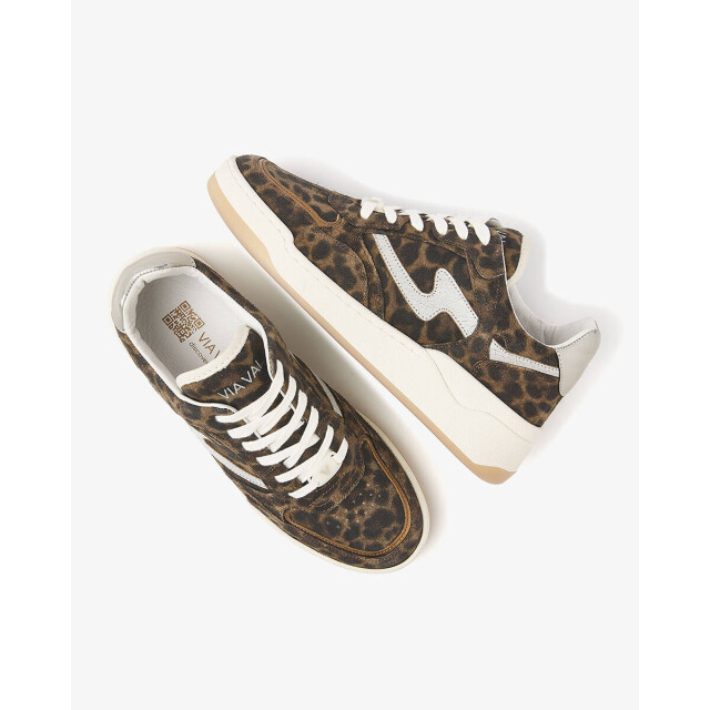 Bruin Via Vai Sneakers Aanbieding Groene VIA VAI Sneakers PEPPER - Main Image