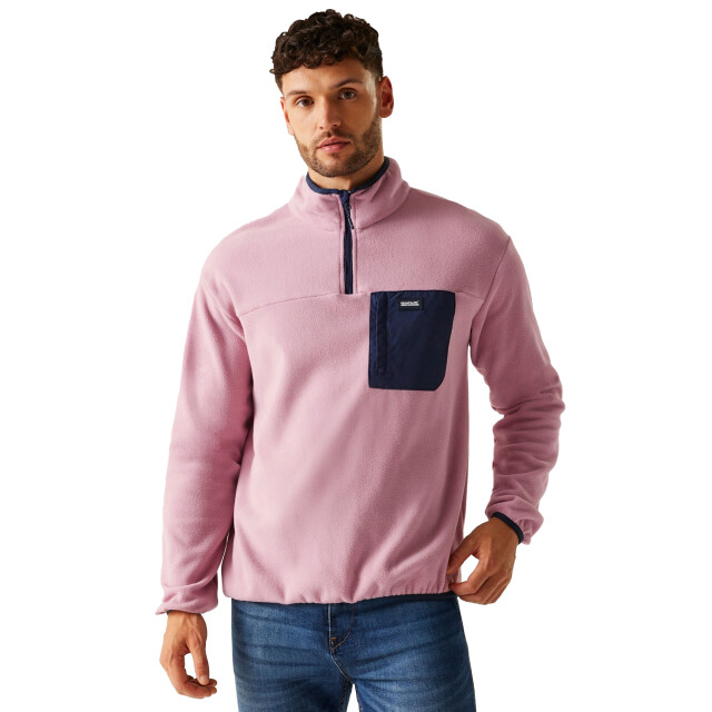 Regatta Heren frankie half zip fleece top UTRG11092_moonstruck large