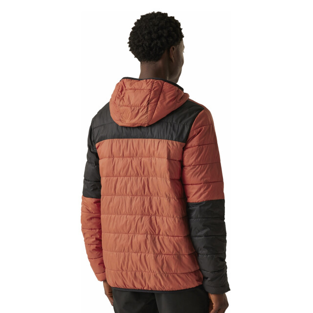 Regatta Heren hillpack iii gewatteerd jack met capuchon UTRG12036_redochreblack large Regatta Heren hillpack iii gewatteerd jack met capuchon UTRG12036_redochreblack large