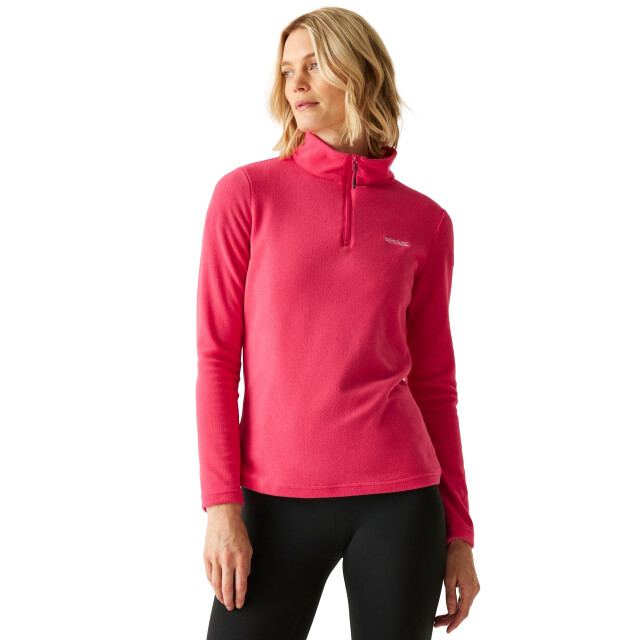 Regatta Geweldige outdoors dames sweetheart 1/4 zip fleece sweater UTRG1248_pop large