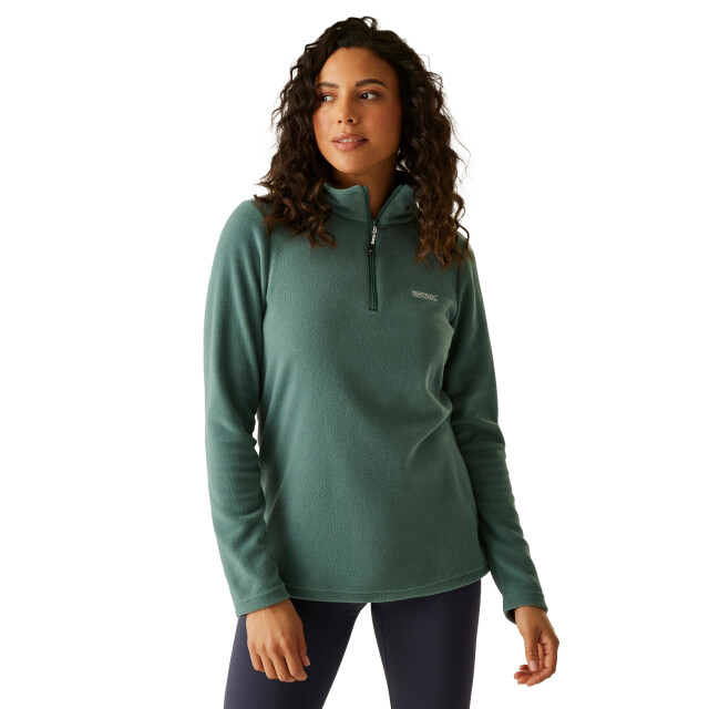 Regatta Geweldige outdoors dames sweetheart 1/4 zip fleece sweater UTRG1248_sprucegreen large