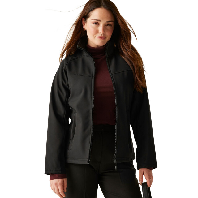 Regatta Dames uproar windbestendige softshell vest UTRG1491_allblack large Regatta Dames uproar windbestendige softshell vest UTRG1491_allblack large