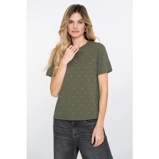 Geisha 52562-47 t-shirt oil stones 52562-47 T-shirt oil stones large