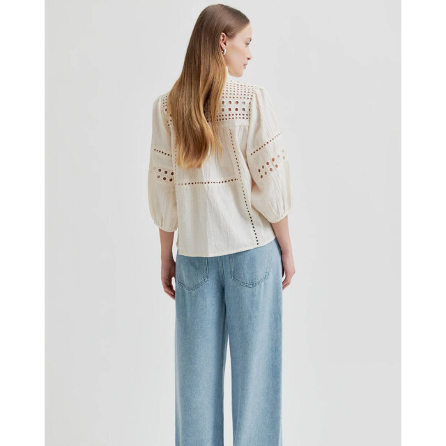 Second Female Blouse lange mouw 60124 brunie Second Female Top lange mouw 60124 BRUNIE large