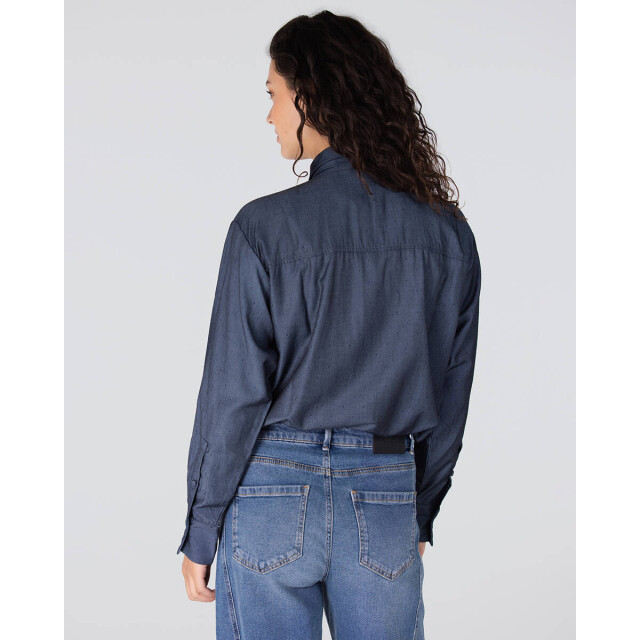 Jansen Amsterdam Blouse lange mouw ess w25 JANSEN Amsterdam Blouse lange mouw ESS W25 large