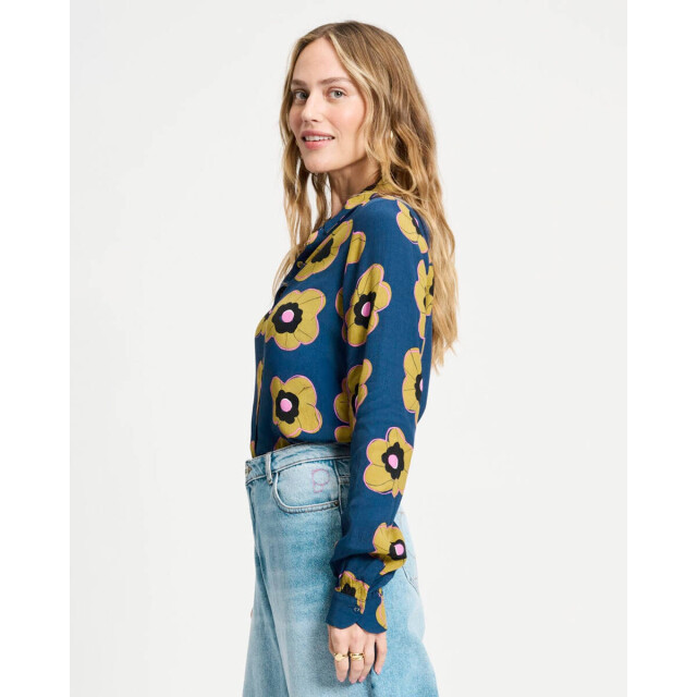 Pom Amsterdam Blouse lange mouw sp9256 Pom Amsterdam Blouse lange mouw SP9256 large