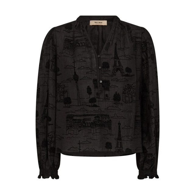 Mos Mosh 173900 801 mosmosh mm tazzin tale light blouse black 173900 801 large