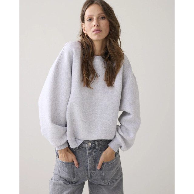Summum Hamburg-30413 815 sweatshirt soft sweat light grey melange Hamburg-30413 815 large