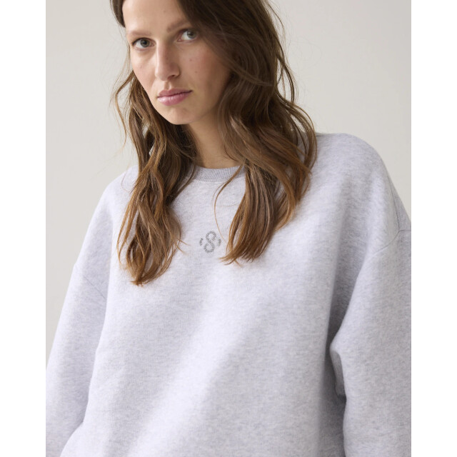 Summum Hamburg-30413 815 sweatshirt soft sweat light grey melange Hamburg-30413 815 large