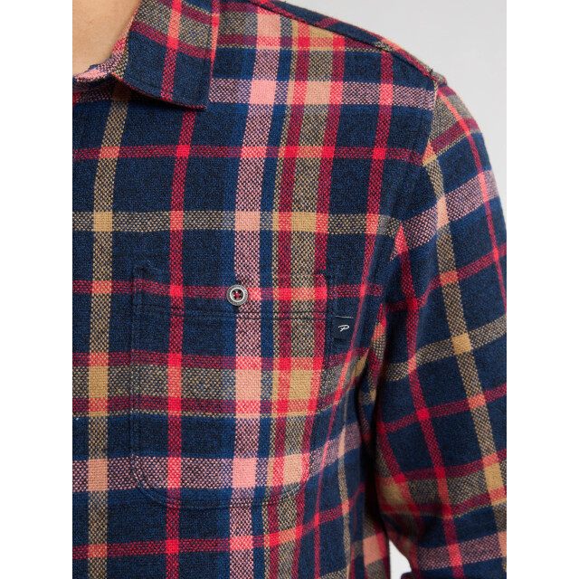 Petrol Industries Heren overshirt m-3050-sil400 5092 royal navy Petrol Overshirt M 3050 SIL400 5092RoyalNavy large