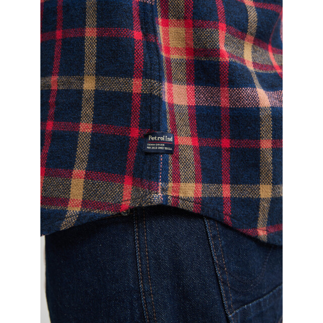 Petrol Industries Heren overshirt m-3050-sil400 5092 royal navy Petrol Overshirt M 3050 SIL400 5092RoyalNavy large