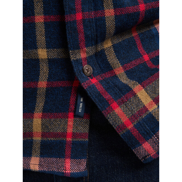 Petrol Industries Heren overshirt m-3050-sil400 5092 royal navy Petrol Overshirt M 3050 SIL400 5092RoyalNavy large