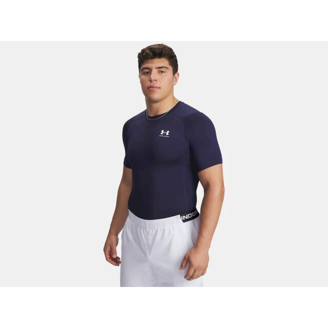 Under Armour ua hg armour comp ss-nvy training t-shirt korte mouw heren - 072730_230-XL large