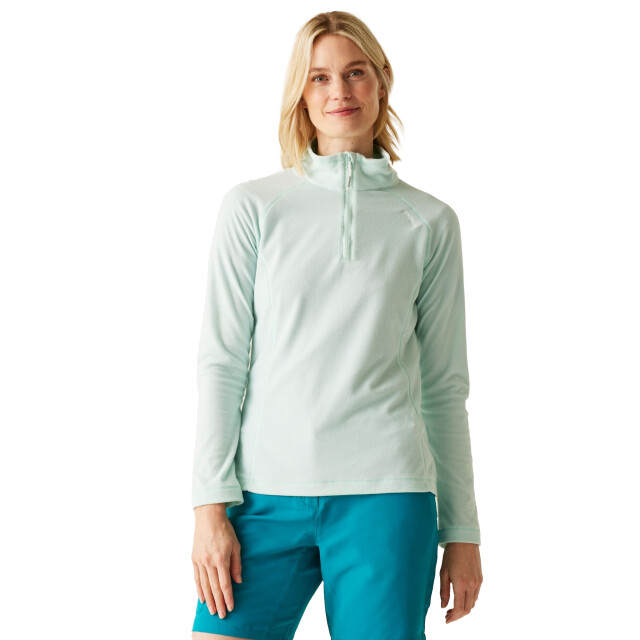 Regatta Geweldige outdoor dames montes half zip fleece top UTRG1953_icymornwhite large