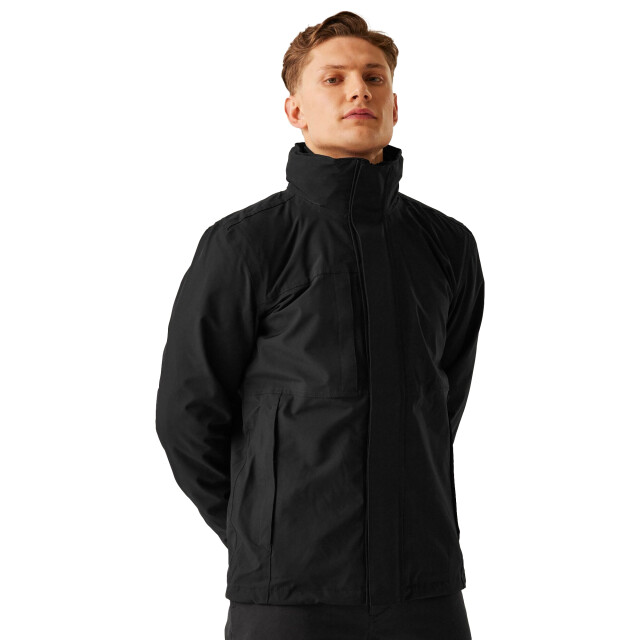 Regatta Professioneel heren-kingsley 3-in-1 waterdicht jasje UTRG2174_black large