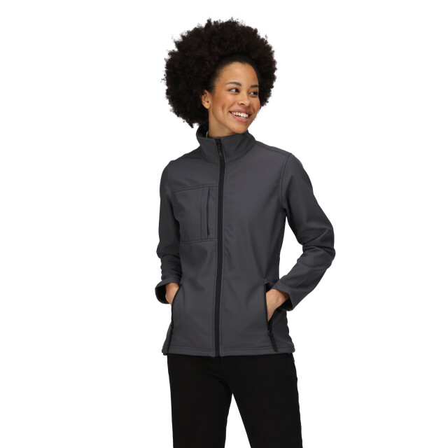 Regatta Dames professional octagon ii waterdichte softshell jas UTRG2163_sealgreyblack large Regatta Dames professional octagon ii waterdichte softshell jas UTRG2163_sealgreyblack large