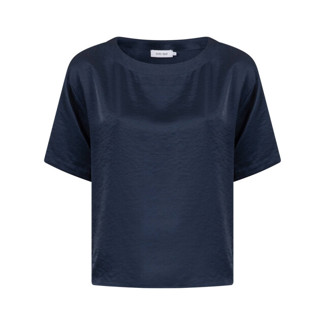Knit-ted Top korte mouw 252p181 nori Knit-ted Top korte mouw 252P181 Nori large