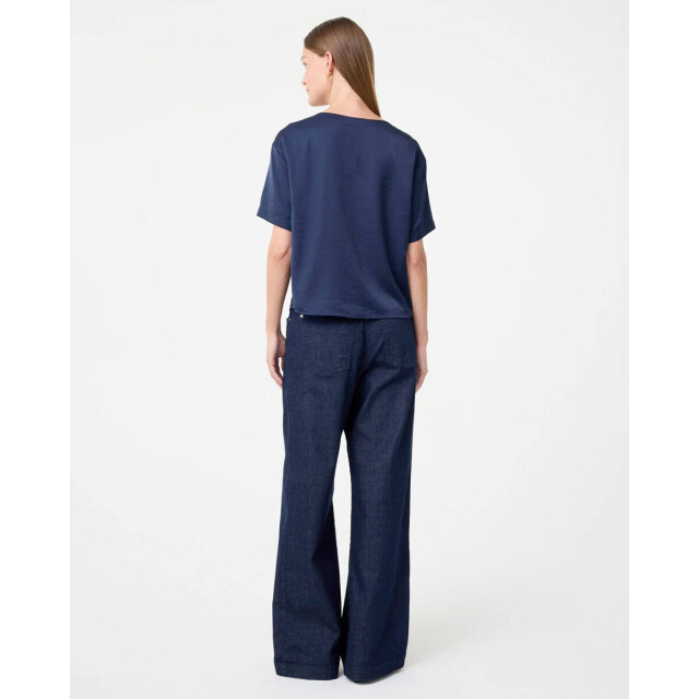 Knit-ted Top korte mouw 252p181 nori Knit-ted Top korte mouw 252P181 Nori large