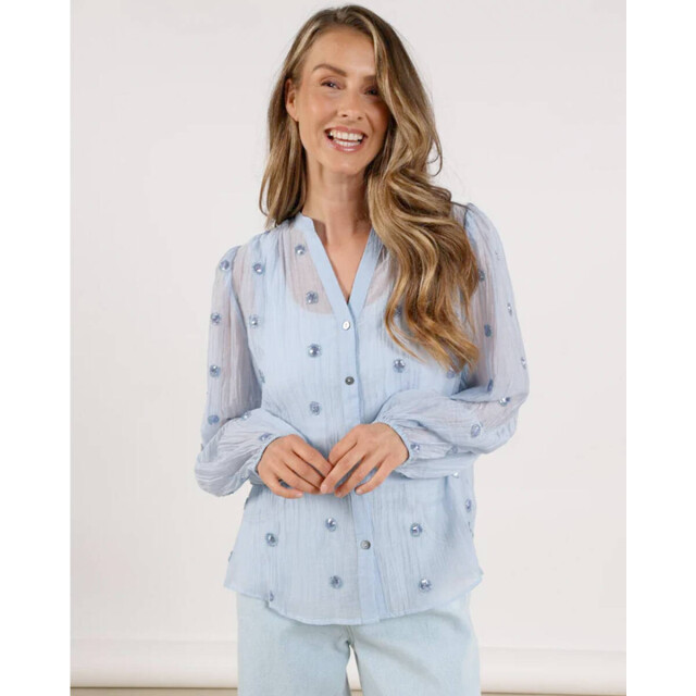 Nukus Blouse lange mouw nkf02059 rosan Nukus Blouse lange mouw NKF02059 ROSAN large