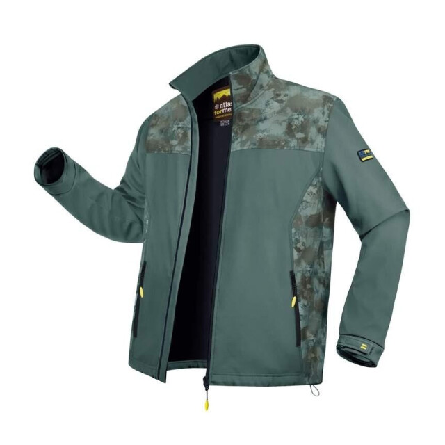 Atlas For Men Heren microfleece waterafstotend soft shell jasje UTAF2069_pigeonblue large