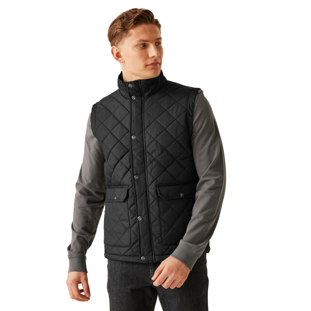 Regatta Heren tyler gewatteerde bodywarmer UTRG3177_black large