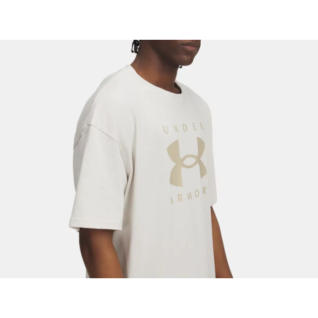Under Armour ua m hw os branded ss-wht sport t-shirt korte mouw heren - 072375_100-M large