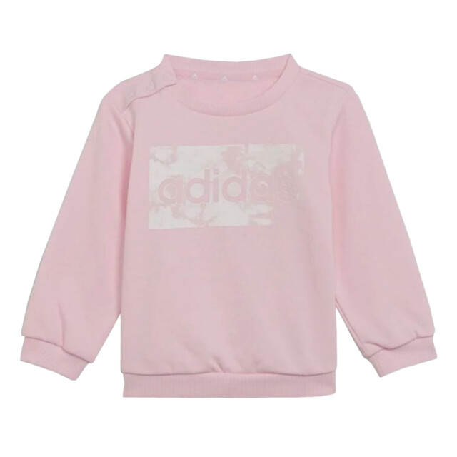 Adidas Tracksuit met logo voor kinderen UTPP6042_pinkgrey large