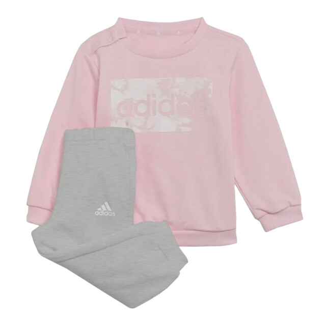 Adidas Tracksuit met logo voor kinderen UTPP6042_pinkgrey large