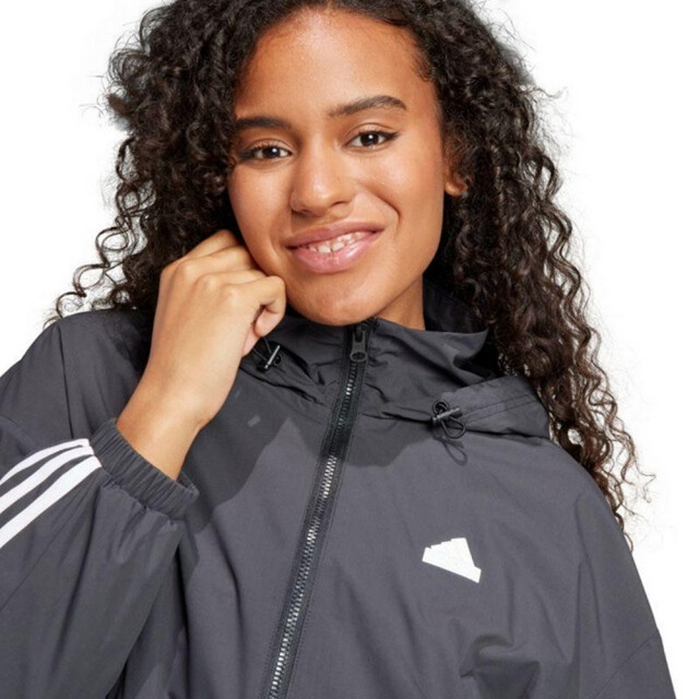 Adidas Dames future icons 3 stripes wind rdy jas UTPP5806_grey large Adidas Dames future icons 3 stripes wind rdy jas UTPP5806_grey large
