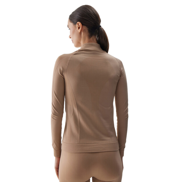 4F Dames waw24useaf156 thermoactief t-shirt UTPP5677_lightbrown large